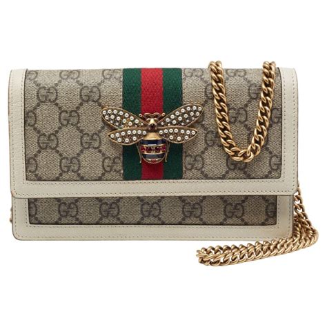 Gucci GG Supreme Queen Margaret Wallet on Chain